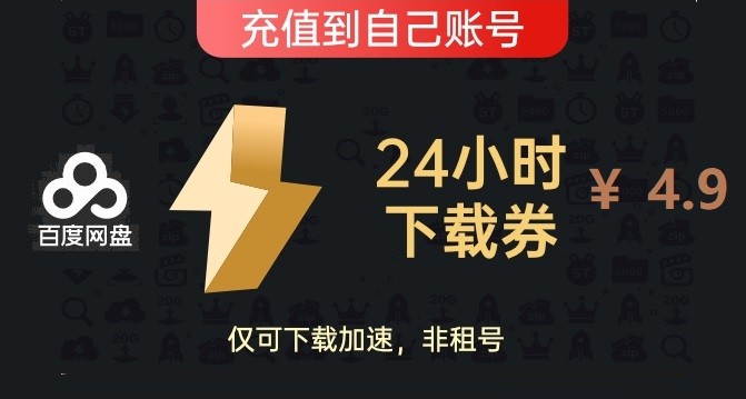 百度云盘SVIP年卡/季卡/月卡超值优惠，新客价188元