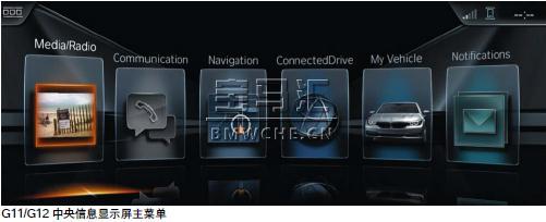 宝马新7系G11/G12底盘车型的显示和操作元件解析