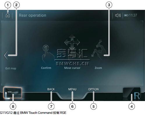 宝马新7系G11/G12底盘车型的显示和操作元件解析