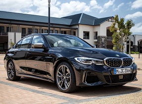 超高清黑色宝马 G20 M340i 手机壁纸免费下载