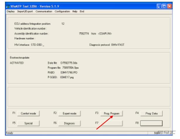 如何为宝马 WIN KFP 配置专家模式编程的图文教程
