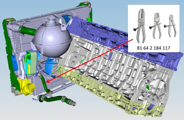 宝马PUMA技术通报-特性曲线节温器卡在打开位置