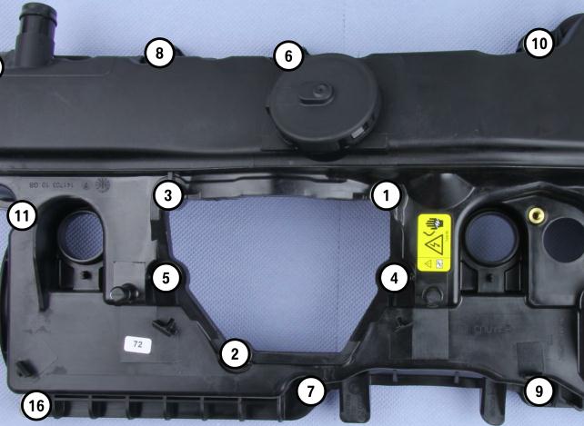 宝马PUMA技术通报-N46/N46T气缸盖罩、真空泵区域漏油