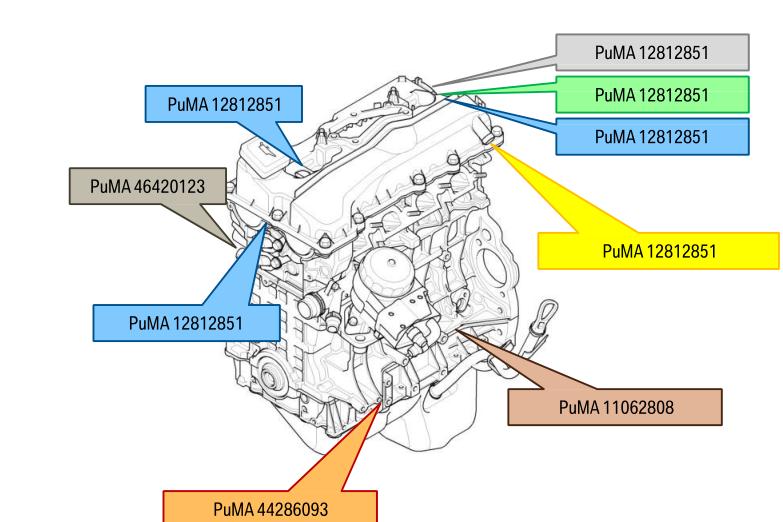 宝马PUMA技术通报-N46/N46T机油泄漏总览