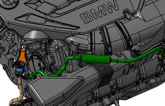 宝马PUMA技术通报-N63燃油箱排气阀内腔的振动噪音