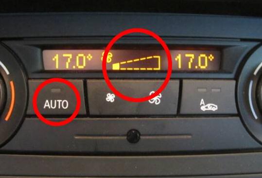 宝马PUMA技术通报-自动空调在自动模式中气流太强或太弱