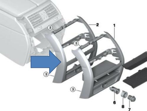 PUMA技术通报-F10/F11/F18后部中央控制台挡板发出噪音