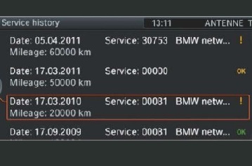 F系列车辆维修数据查询 BMW-HU-ServiceManager