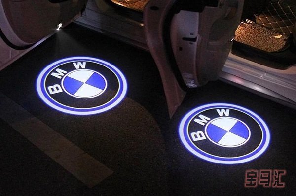 车门LED投影仪迎宾灯幻灯片套件BMW徽标更换教学